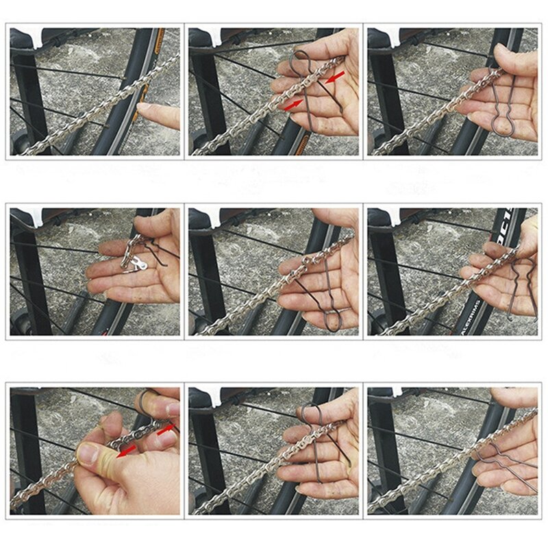 Bicycle Stainless Steel Chain Disassembly tool pliers  MTB Road Bike Chain Hooks Connecting Repair Tools Bicycle Accessories