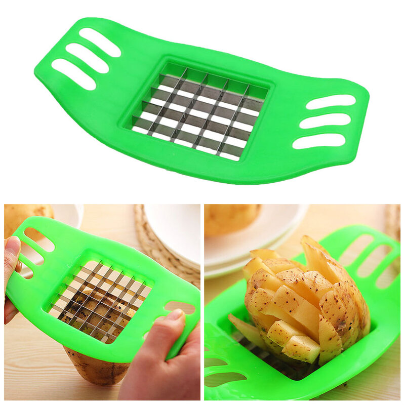 Silicone world-cortador multifuncional de patatas fritas, herramienta para cortar patatas fritas, utensilio de cocina