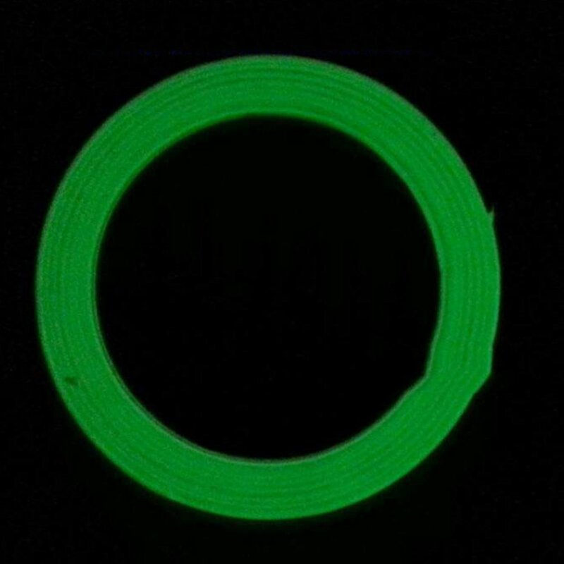 Luminous Tape 1.5Cm X 1M 12MM 3M Pita Perekat Diri Malam Glow In Gelap Peringatan Keamanan Tahap Dekorasi Rumah Tape