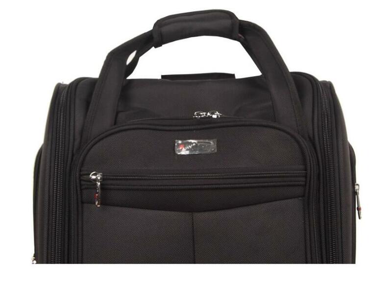 Men18 zoll Tragen auf hand Gepäck Koffer roll gepäck koffer Kabine größe Oxford Business Travel Trolley Tasche für männer gepäck