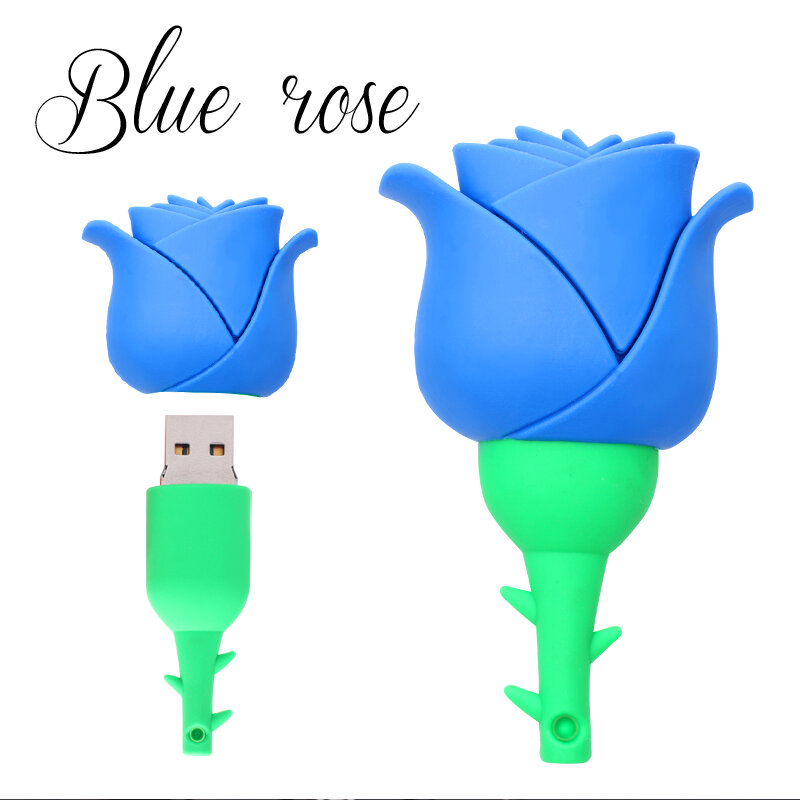 Klassische blume Rose USB flash drive Usb-Stick usb 2.0 USB stick 8GB 16GB 32g 64gb pen drive memory stick stick beste geschenk für mädchen