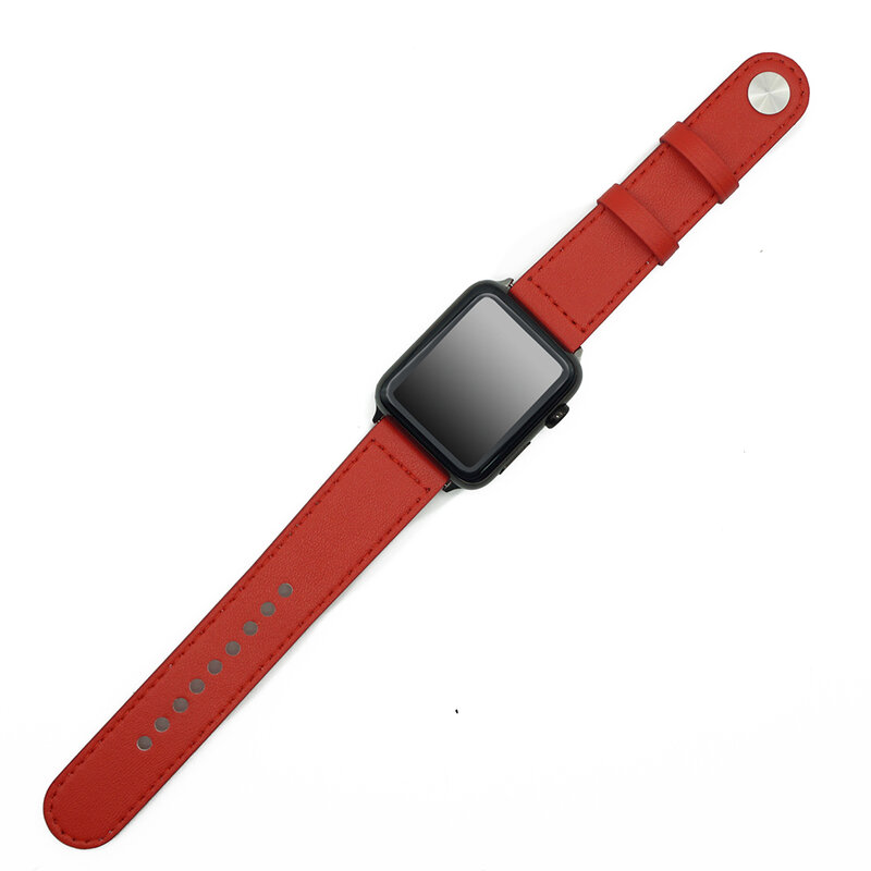 Loop Strap For Apple Watch Band 42mm 38mm Apple Watch Band 44mm 40mm iwatch Belt 1 2 3 4 5 Genuine Leather Watchband Bracelet
