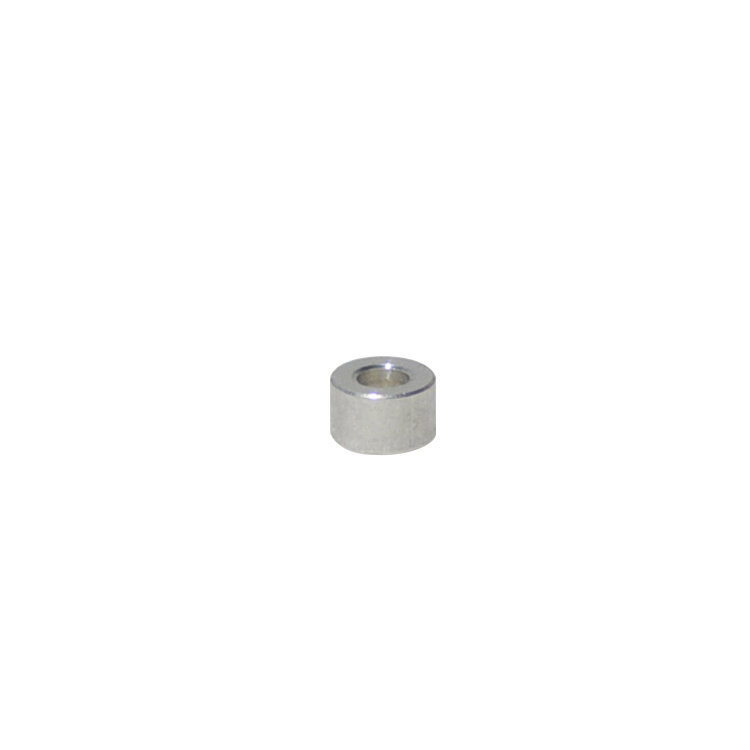 LINK-Colonne d'isolation de pièces d'imprimante 3D CNC, alésage de 5mm de diamètre, 10mm de longueur, 6.35mm, alliage d'aluminium 1/4, piège plat universel, 1 sac