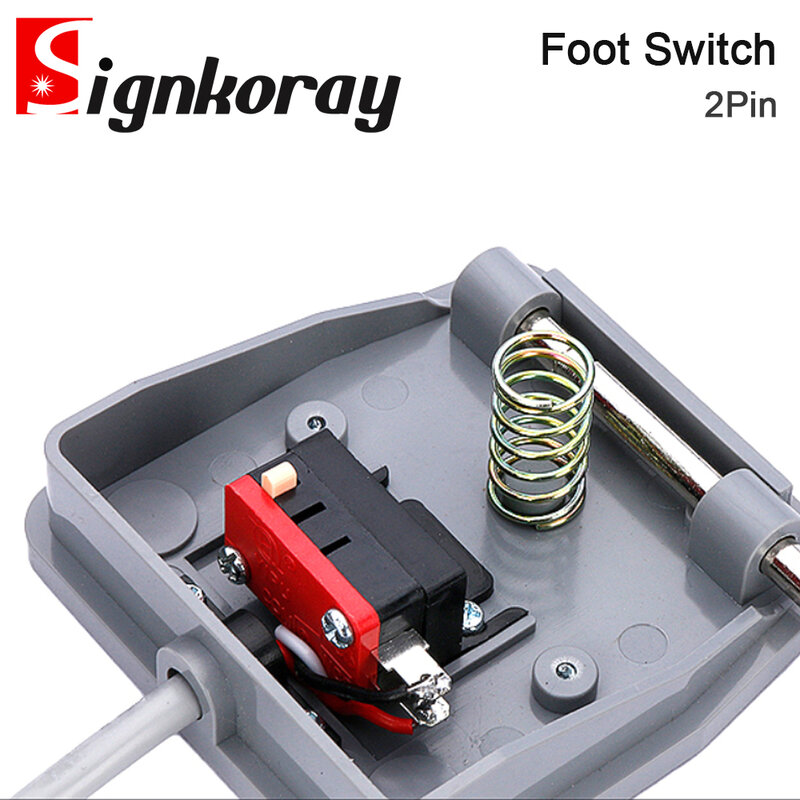 SignkoRay Педальный переключатель, ножной Мгновенный Переключатель управления электрической педалью питания для лазерной маркировочной машины