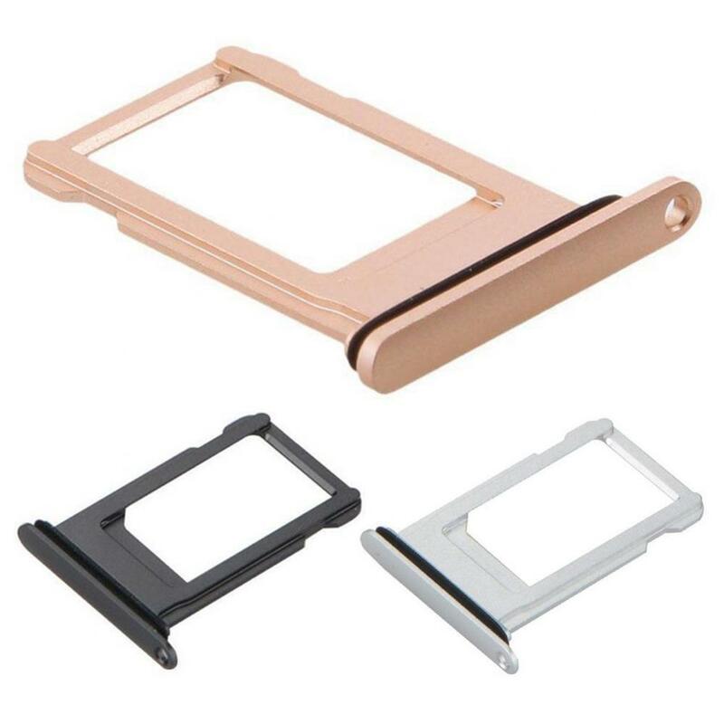 1Pc Replacement SIM Card Holder Slot Tray Plate Repair Part Sim Cards Adapters for iPhone8 8Plus X