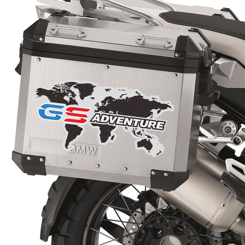 Para bmw f800gs f800 gs motocicleta adesivo decalque cauda parte superior lateral panniers bagagem caixa de alumínio caso adv aventura moto filme