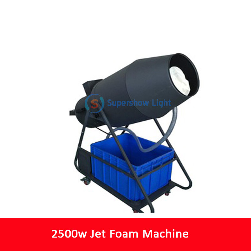 Party Foam Machine Met Flightcase Stand Type Krachtige 2500W Super Grote Foam Jet Cannon Voor Prestaties Activiteiten Tonen