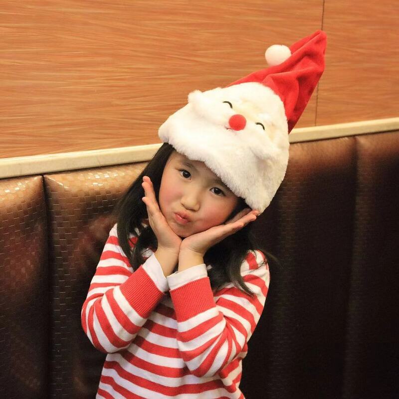 เด็กทารกคริสต์มาส Xmas หมวกซานตาคลอสตลกน่ารักฟังวันเกิดพรรคเด็กเด็กหญิงเด็กชาย Lot ของขวัญสไตล์