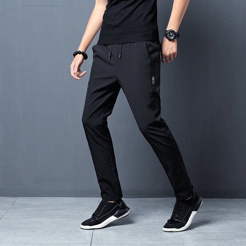 Plus Size spodnie męskie 2024 nowych męskie spodnie biegaczy Fitness casualowe szybkoschnący Outdoor spodnie dresowe oddychające smukłe elastyczne spodnie