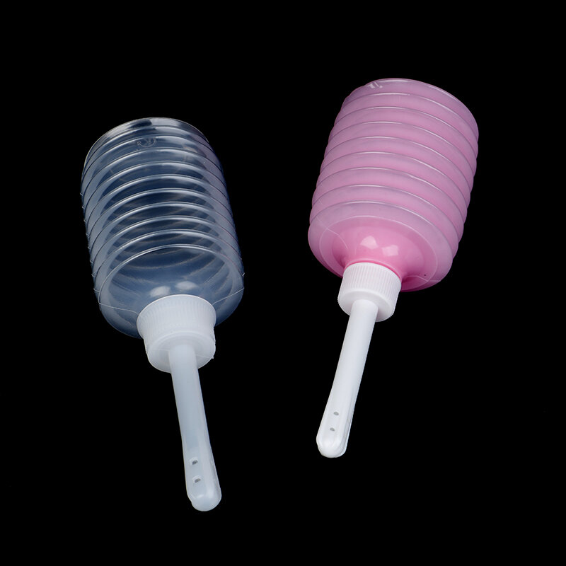 1pc enema seringa retal enxaguamento vaginal plug anal vaginal chuveiro cleaner pulverizador reutilizável médico anal limpador adulto brinquedo