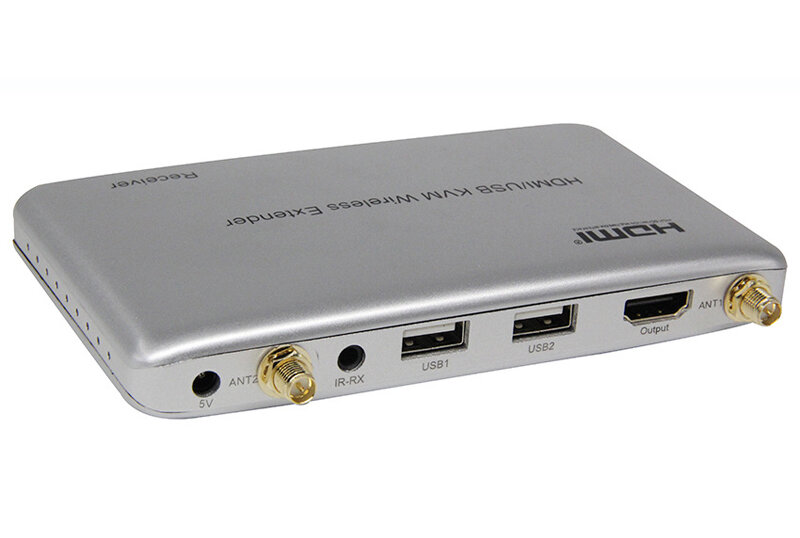 50M KVM HDMI bezprzewodowy przedłużacz Audio wideo rozszerzenie wsparcie 2.4G 5G 1 TX nadajnik 2RX odbiornik klawiatura USB mysz PC do telewizora