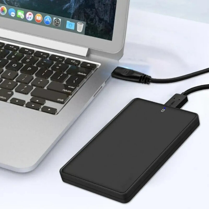 미니 휴대용 USB 3.0 대용량 메모리 HDD 박스 케이스, SATA 하드 디스크, 외장 하드 디스크 박스, 2.5 인치