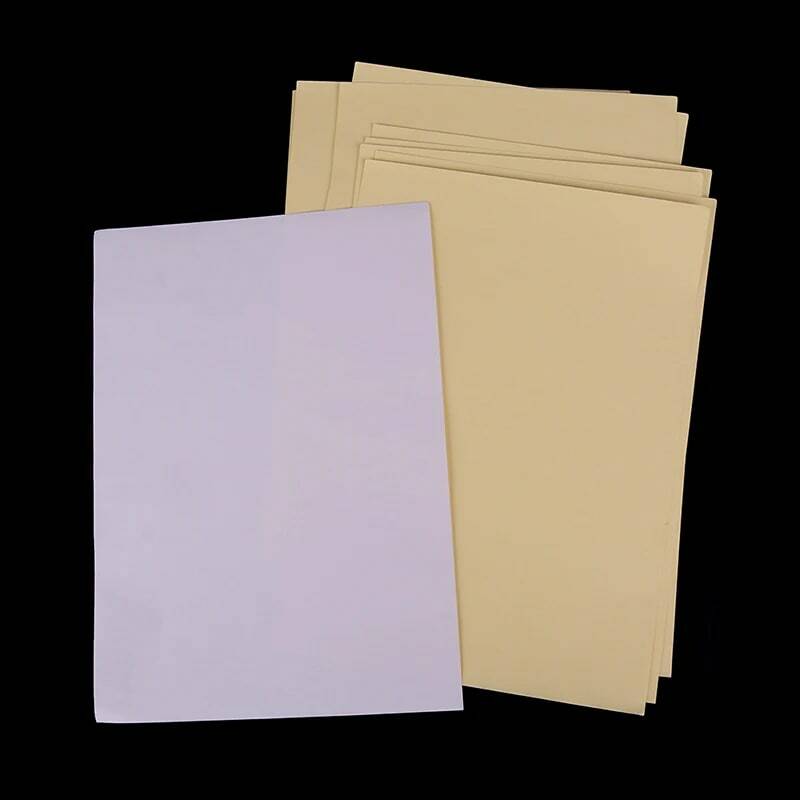 Iink-papel autoadhesivo A4 mate, autoadhesivo, imprimible, blanco, para oficina, 210mm x 297mm, 10 unids/set por juego
