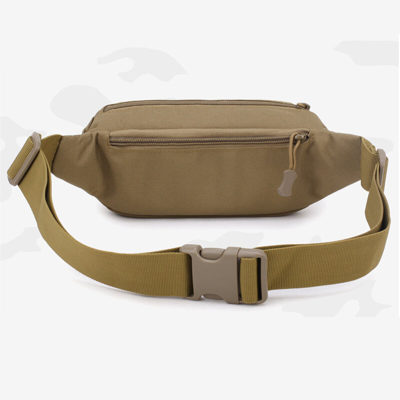 Novo saco de cintura tático ao ar livre à prova dwaterproof água ajustável cintura saco peito para fitness acampamento