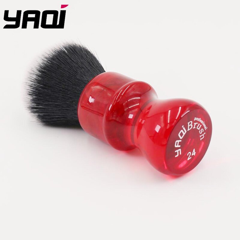 YAQI 24mm Ruby Tuxedo Knot Barbearia Men Wet Shaving Brush