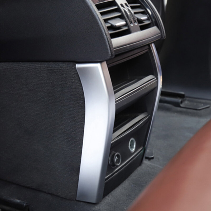 سيارة الداخلية ناقل الحركة تكييف الهواء CD باب دخول بلوح صلب مسند ذراع غطاء الكسوة ملصق اكسسوارات السيارات لسيارات BMW X5 X6 F15 F16 التصميم