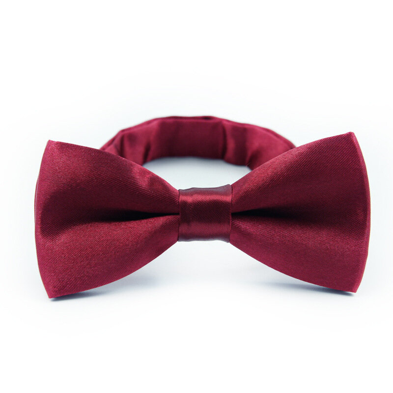 Children's bow tie solid color new bow tie