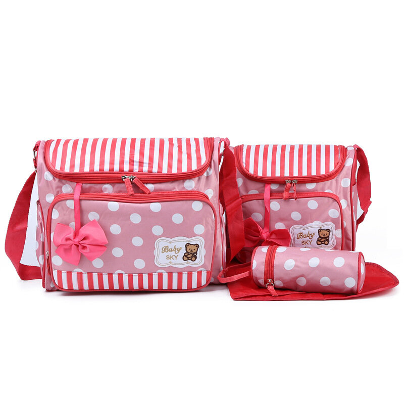 Kit de bolsas de maternidad para mamá y bebé, bolsa de pañales de gran capacidad, paquetes de maternidad para Hospital, bolsas de pañales multifuncionales para bebé, 4 Uds./lote