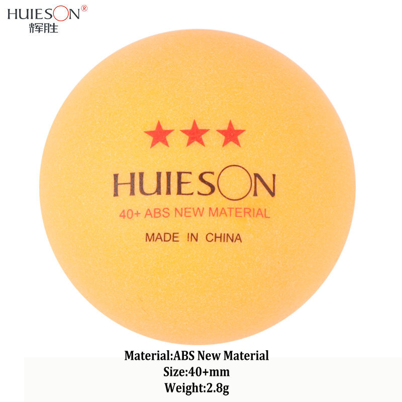 50/100 Huieson 3 Bintang 40mm 2.8g bola tenis meja bola Ping Pong untuk pertandingan bahan baru ABS plastik bola latihan meja