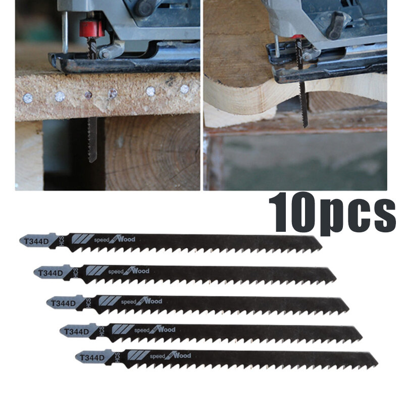 10 Teile/satz sägeblätter ersatz 152mm T344D Kolben Jigsaw Klingen Sah Schneider Sauber Schneiden für Holz Power Tools