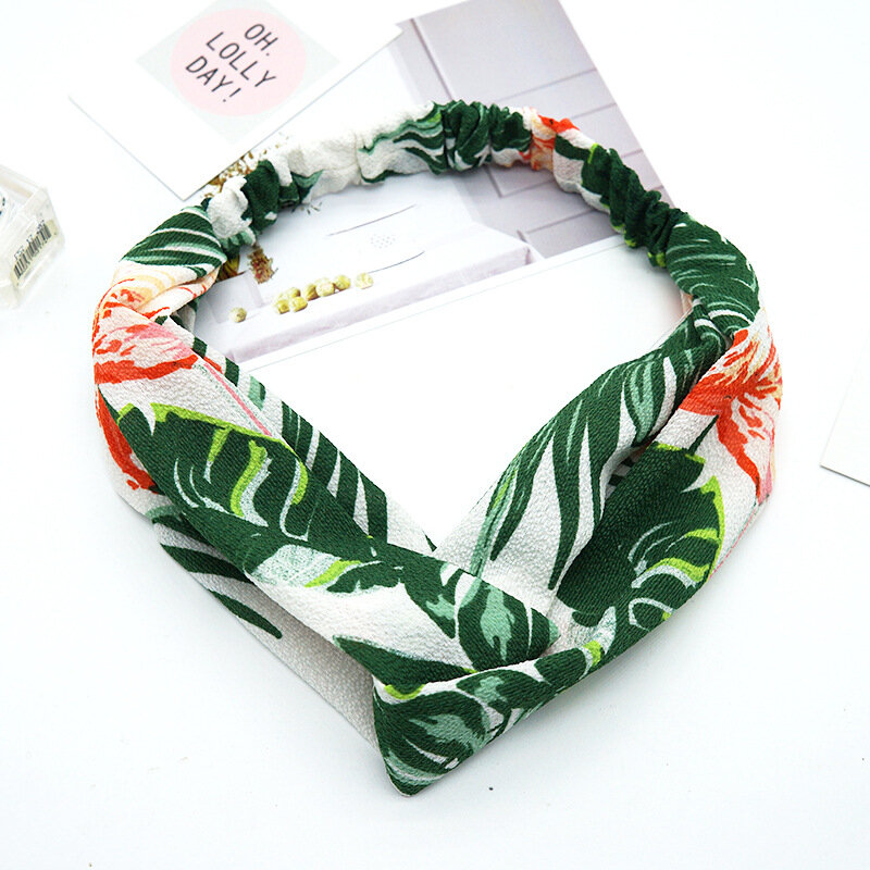 2022 Multiple Styles Fashion Hot Sale Simple Wild Fashion Lady Hair Cloth Bow Knot Headband Hair Ties Rope Girl Hair Accessories