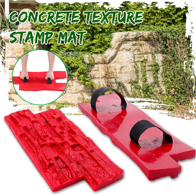 Nowy 2 rozmiar formy poliuretanowe do betonu ogród wystrój domu tekstury podłogi ścienne formy cementu tynk znaczki Model formy