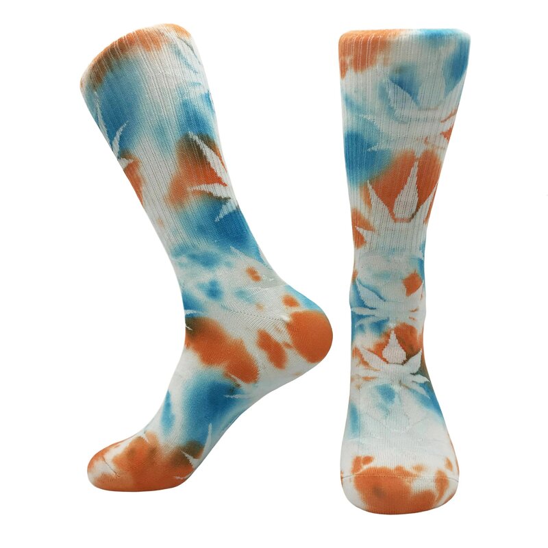 2023 nuovi calzini da uomo in cotone creativo tie-dye cool fun party skateboard calzini da donna calzini da studente stile personalità