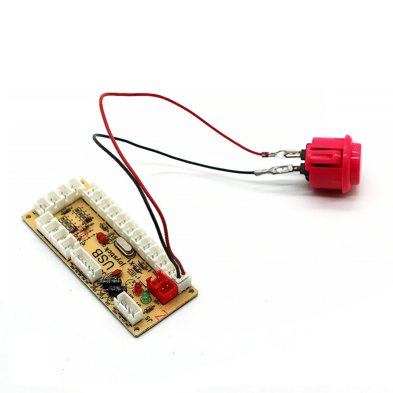 Conector fêmea do pino 2.8mm 4.8mm do fio 2 do chicote de fios da arcada para o comprimento 20cm/35cm do botão do joystick da placa de usb de diy
