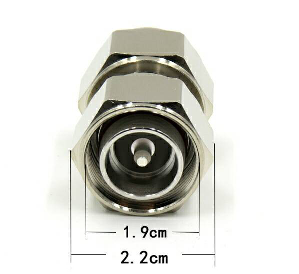 Hign qualität RF Koaxial 50ohm 4,3-10 Mini Din Stecker auf Stecker/Buchse auf Buchse Adapter