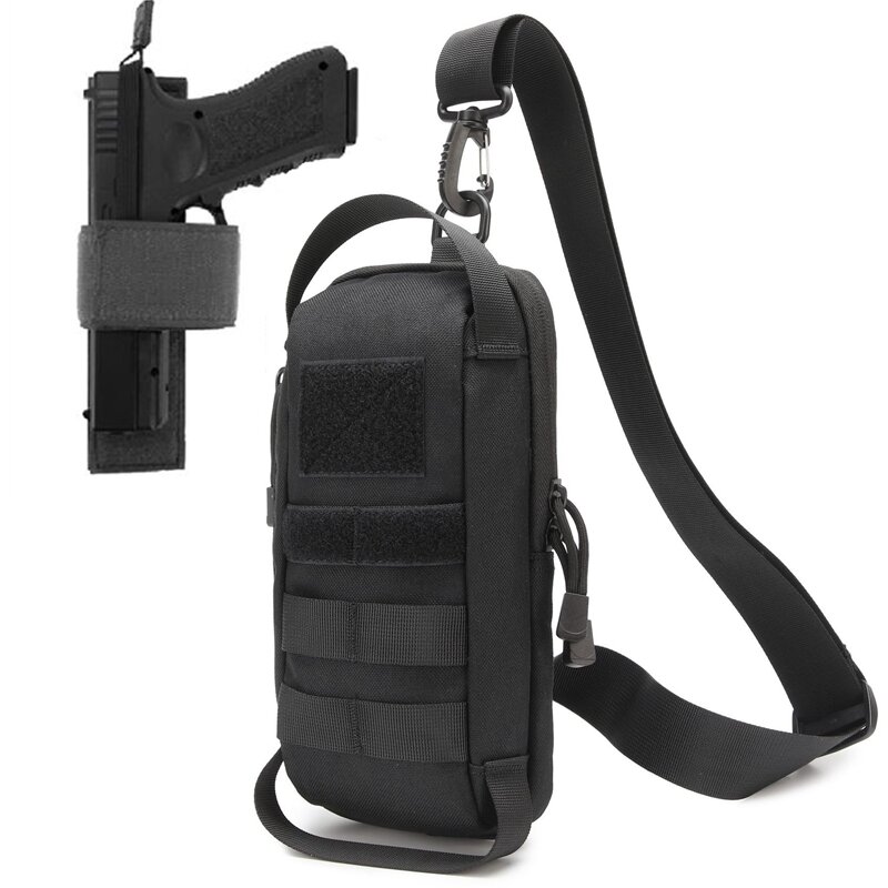 Taktische Pistole Tasche Brust Verdeckte Trage Tasche Schulter Gun Tasche für Palette Reise Outdoor Sport