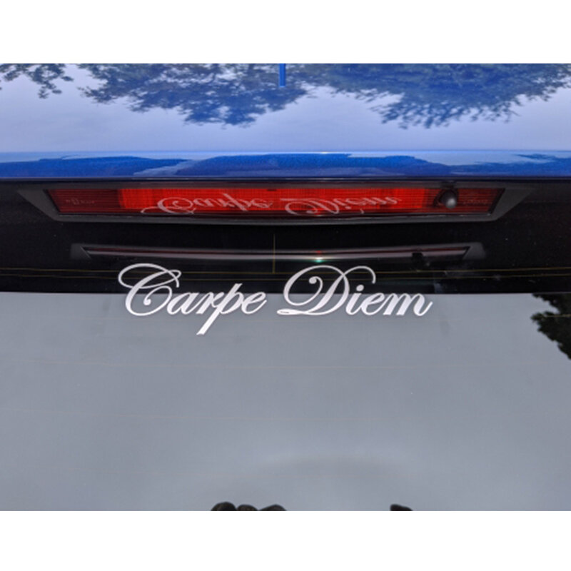 Jptz vários tamanhos novo design texto decorativo carro adesivos para carro espelho lateral adesivos seu próprio carro personalizado jp