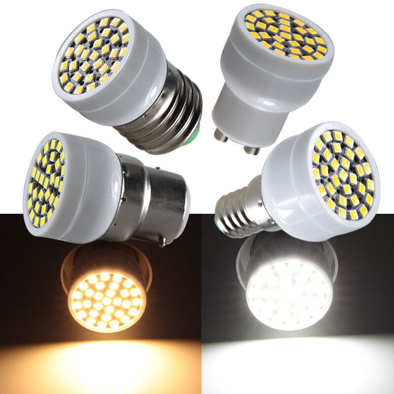 Mini lâmpada led e27 e14 gu10 b22 110v 220v 3w lâmpadas de milho lâmpadas lampadina 180 graus super mesa bem lâmpada iluminação para casa