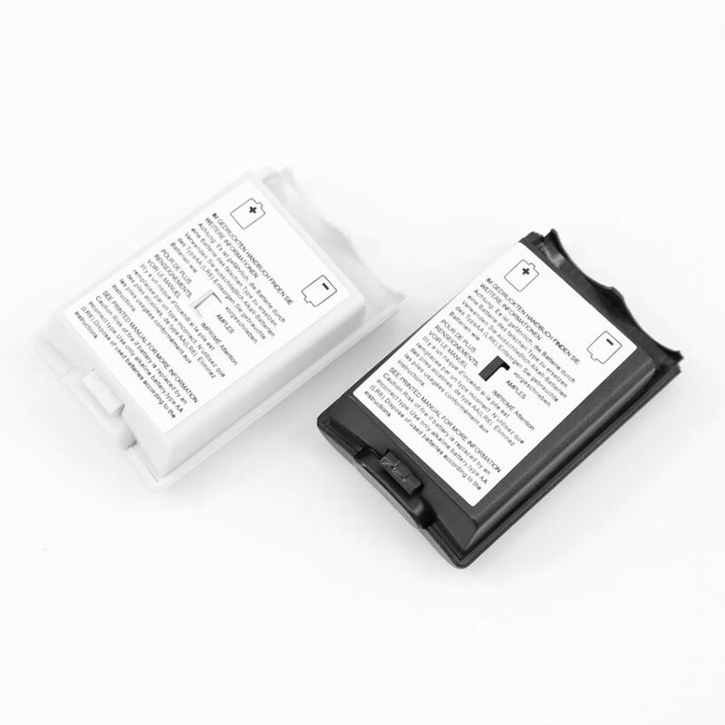 핫 AA 배터리 백 쉘 커버 브래킷 셸 솔리드 컬러 플라스틱 배터리 커버 Xbox 360 무선 컨트롤러 배터리 팩