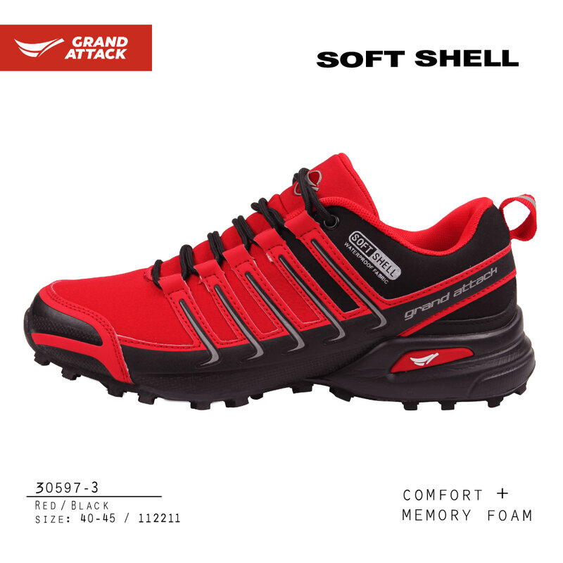 Grand Attack-Zapatillas deportivas para hombre, calzado antideslizante, resistente al agua, ideal para caminar al aire libre, senderismo y excursionismo
