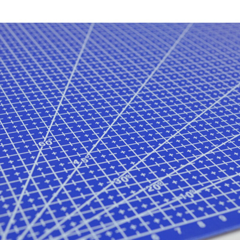 Tapete de corte de líneas rectangulares de Pvc A4, herramienta para manualidades de plástico, bricolaje, 45cm x 30cm