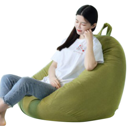 Großer Sitzsack bezug Einzels itz Sofa bezug hohe Rückenlehne Sitzsack Stofftier Kleidung Organizer ohne Füllstoff 70x80cm