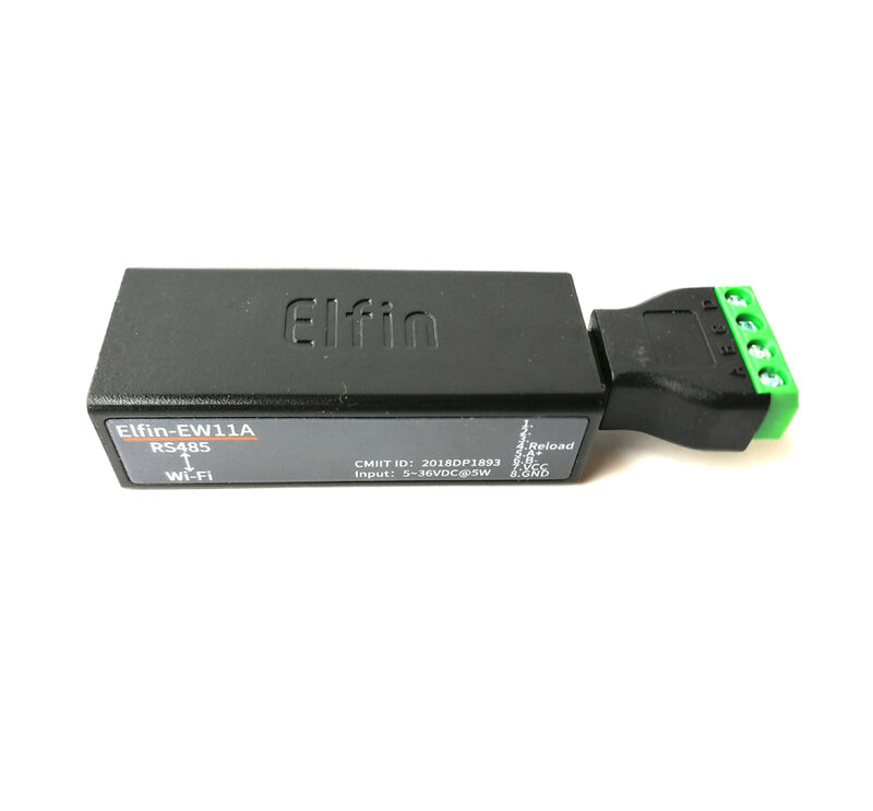 Сервер Elfin-EW11 с последовательным портом RS485 на WiFi, поддержка портов TCP/IP Telnet, Modbus, TCP протокол, IOT преобразователь передачи данных