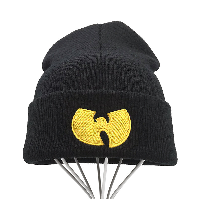 2019 de alta calidad WU TANG CLAN sombreros para hombres Unisex invierno cálido Casual Beanie Hat mujeres Hip Hop negro de punto gorro de esquí cap