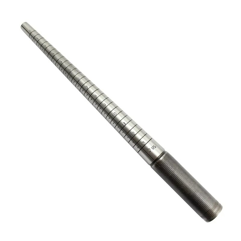 US Mido stick  Ring Mandrel Size Measuring Rod Metal Tool Apparatus
