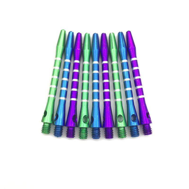 Liga de alumínio dardos de cor eixos, acessórios dardo eixo, alta qualidade, atacado, novo, 3pcs, 48mm