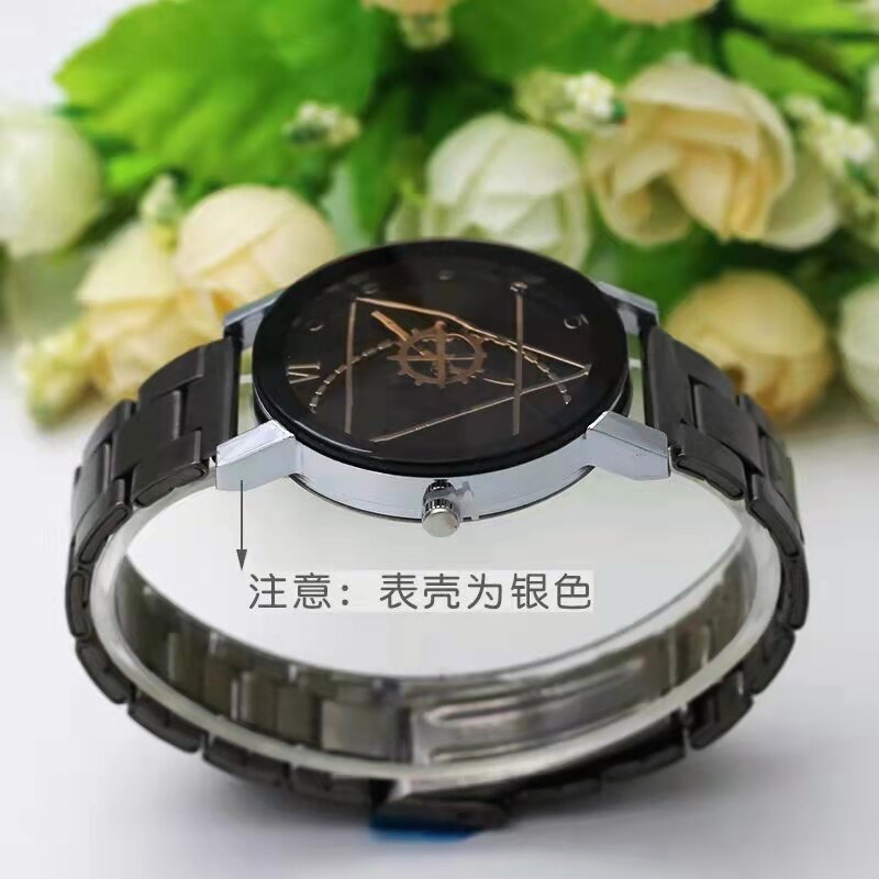 Stylish casual tungsten steel personalized couple clock men's and women's steel band business sports fashion retro watches