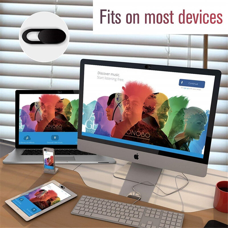 슬라이딩 웹캠 커버 노트북 카메라, 슬라이더 휴대폰, 안티 스파이, 아이패드 PC 맥북 태블릿 렌즈, 개인 정보 보호 스티커, 20 10 5 1 개