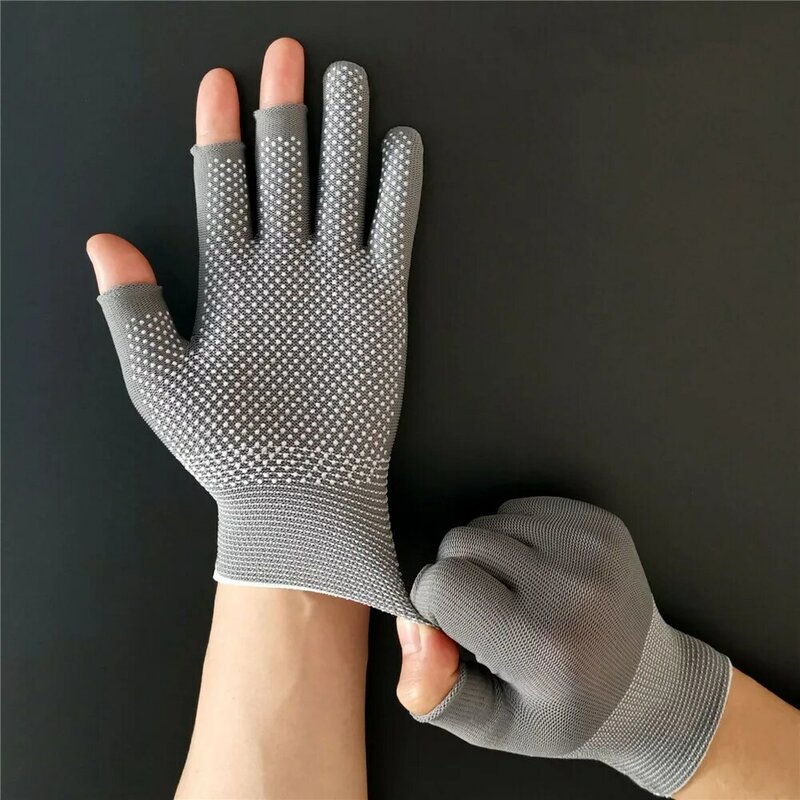 Открытые перчатки с 3 пальцами, портативные Нескользящие Перчатки для фитнеса, дышащие перчатки для спорта на открытом воздухе, охоты, велоспорта, защитное оборудование
