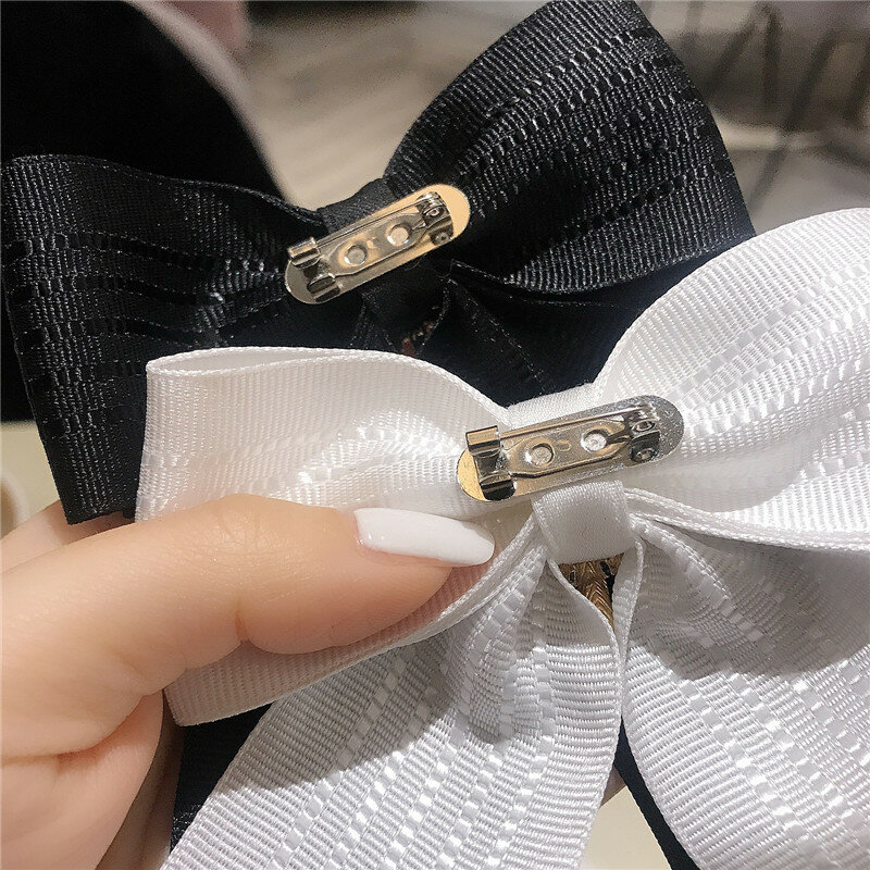 Retro gravata borboleta feminino doce faculdade camisa bowtie cristal jóias pérola colar pino broche escola uniforme festa acessórios casuais