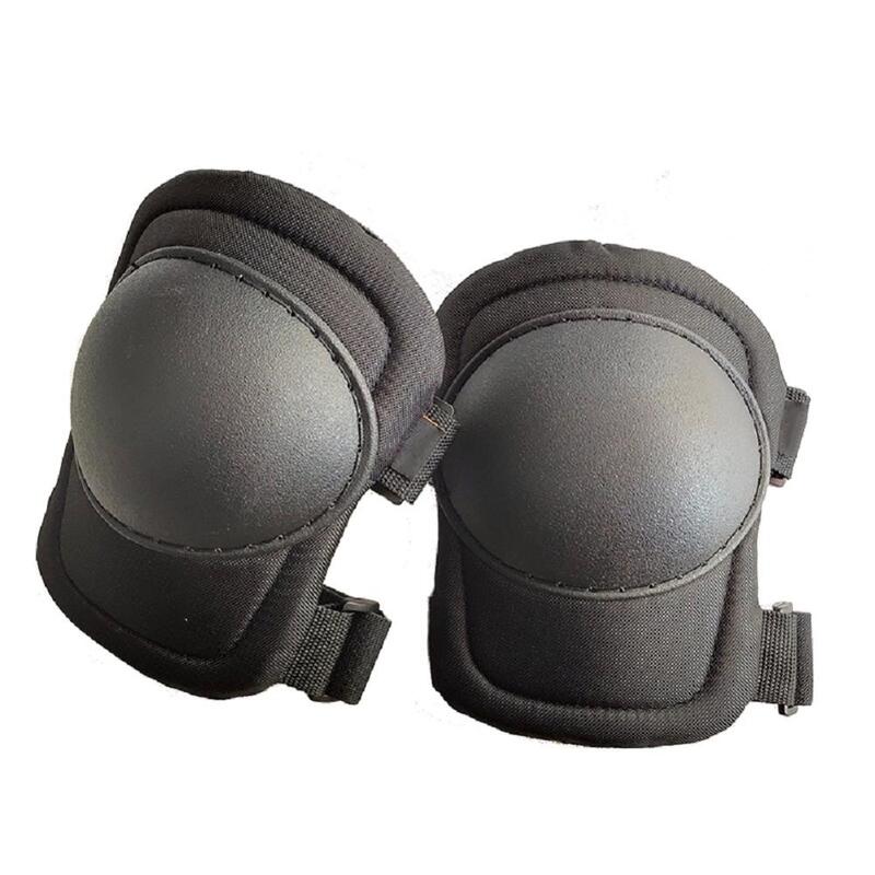 Swivel Cap Knee Pads for Cleaning, Flooring, Construction with Adjustbale Straps and No-Slip Plastic cap