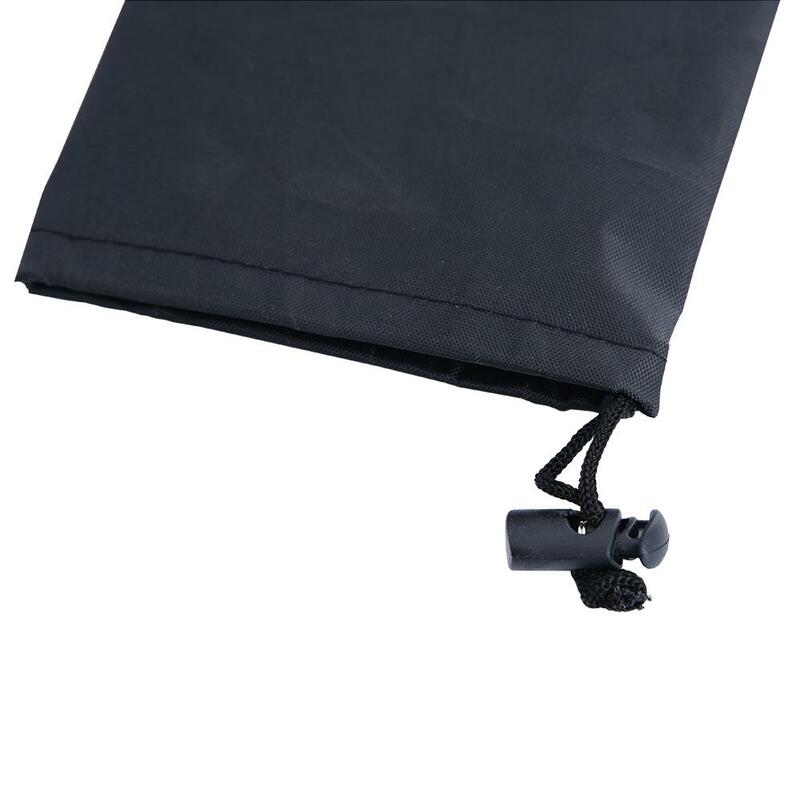 في الهواء الطلق الرحلات القطب تخزين حقيبة صغيرة التنزه حقيبة صغيرة سوداء اللون المحمولة أكياس عالية الجودة الرحلات القطب غطاء حقيبة