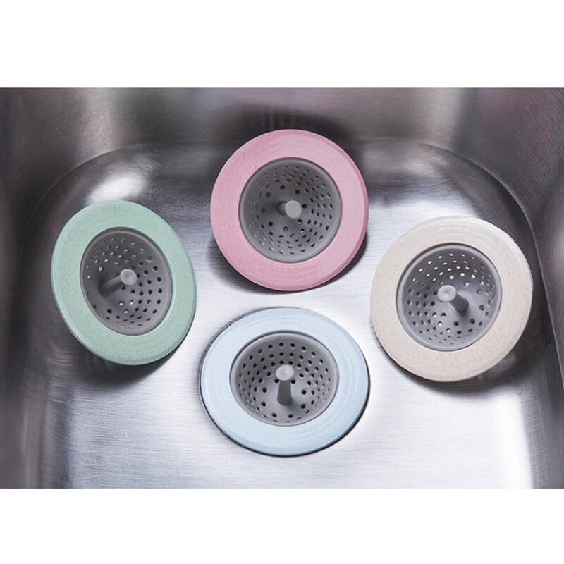 Sink Strainer Basket Mesh Filter, Drain Plug Cover, Anti-blocking Strainer, Residue Stopper, Kitchen and Bathroom Tools