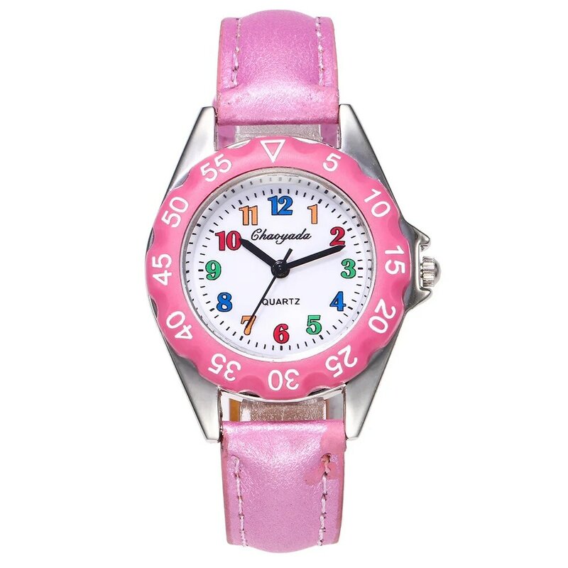 Relógio de pulso quartzo infantil, Relógio temporizador, crianças, meninas, meninos, moda, Brand Design, alta qualidade