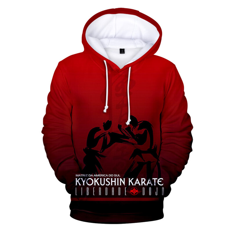 2019 New kyokushin Karate 3D Hoodies Men Women  Fashion Print kyokushin Karate Autumn Winter Tracksuits Hoody Sweatshirts coats