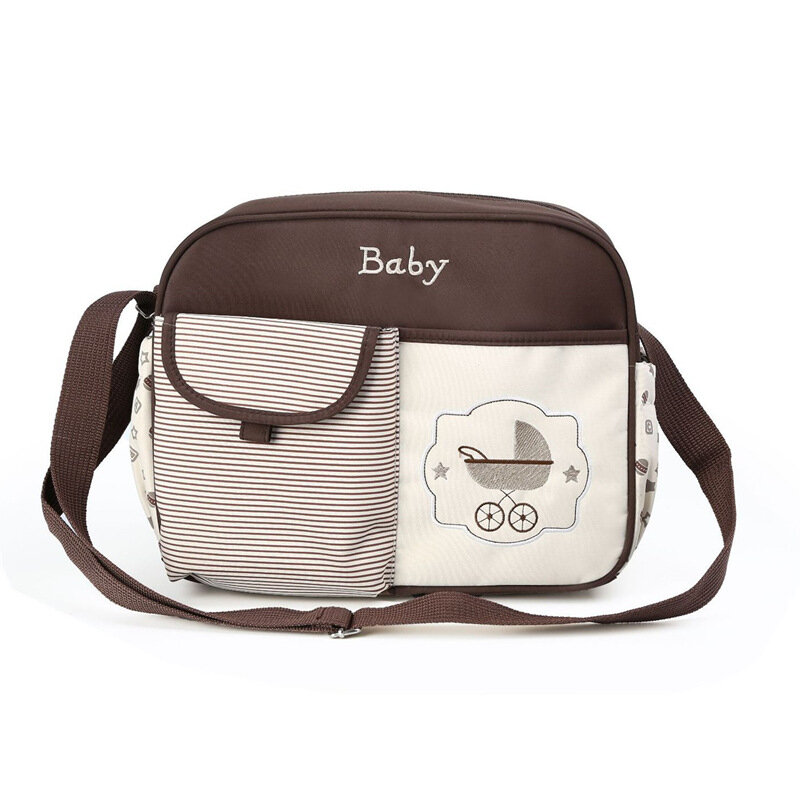 ベビーおむつバッグ,ポータブルショルダーストラップ,ママのための旅行,交換可能なベビーバッグ,マタニティバッグ